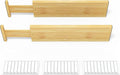 SpaceAid 4“ High Bamboo Deep Drawer Dividers by SpaceAid