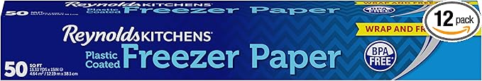 Reynolds Kitchens Plastic-Coated Freezer Paper, 50 Square Foot Roll by ReynoldsConsumerProducts