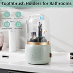 Toothbrush Holders for Bathrooms, Rotating 7 Slots Electric Toothbrush Holders - Image 4