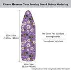 Purple Flower Ironing Board Cover and Pad Cover - Image 5