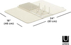 Umbra Udry Dish Rack with Movable Pegs and Microfiber Drying Mat – Space-Saving - Image 4
