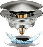 Bathtub Drain Stopper, Pop Up Tub Stopper and Cover, Bottom by Anlige