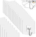 Heavy Duty Adhesive Hooks 24 Pack by Unknown