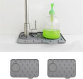 2-Pack Bytelive Silicone Sink Mat, Mini Sink Splash Guard and Soap Sponge Holder by BYTELIVE