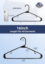 HOUSE DAY Made in USA 7200 Pack 16 Inch Plastic Hangers Bulk, Pallet Package - Image 2