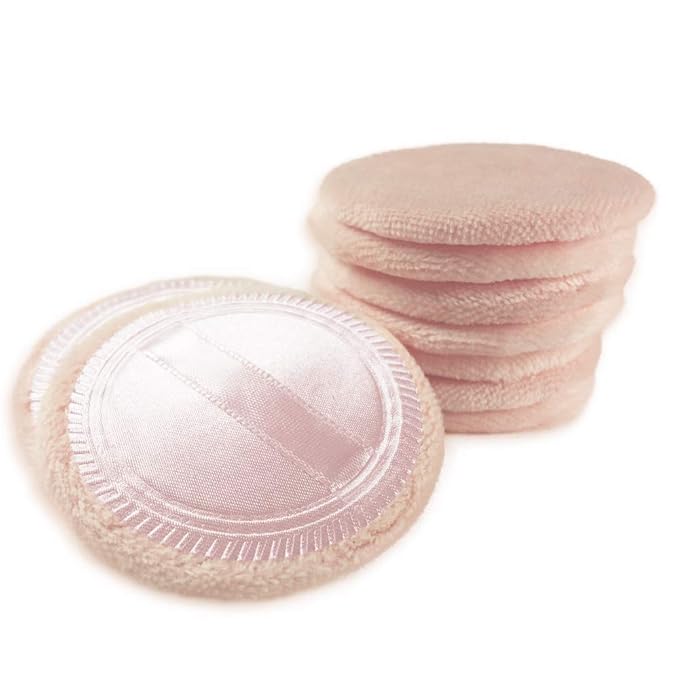 10pcs Powder Puff Cotton Cosmetic Face Makeup Powder Puffs Pads - Image 6