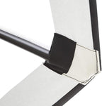 Sunnyglade 9' Patio Umbrella Outdoor Table Umbrella with 8 Sturdy Ribs (Black and White) - Image 6