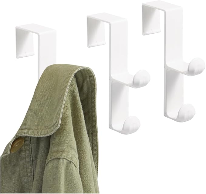 iDesign Over the Door Plastic Dual Hook Hanger by iDesign