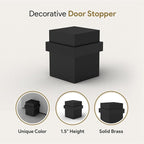 Mega Handles Square Floor Door Stopper, Quickly Installed Wall Protector Stopper - Image 6