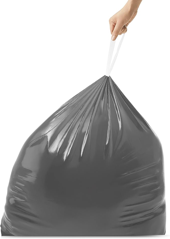 simplehuman Code J 200 Count, Genuine Odorsorb Custom Fit Liners, Drawstring - Image 6