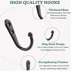 Coat Hooks-38 Pack Farmhouse Hooks - Image 3