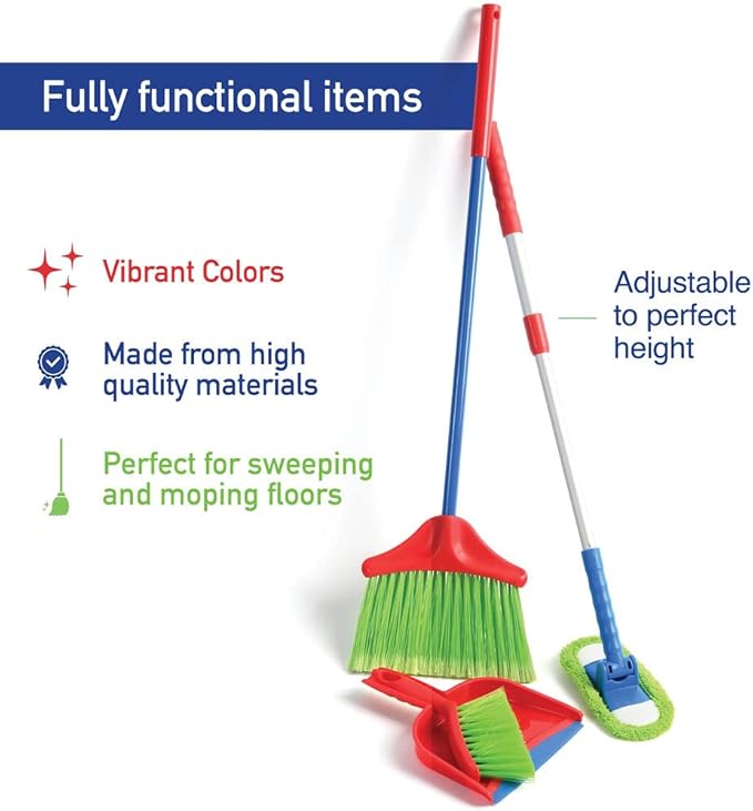 Play22 Kids Cleaning Set 4 Piece - Image 5