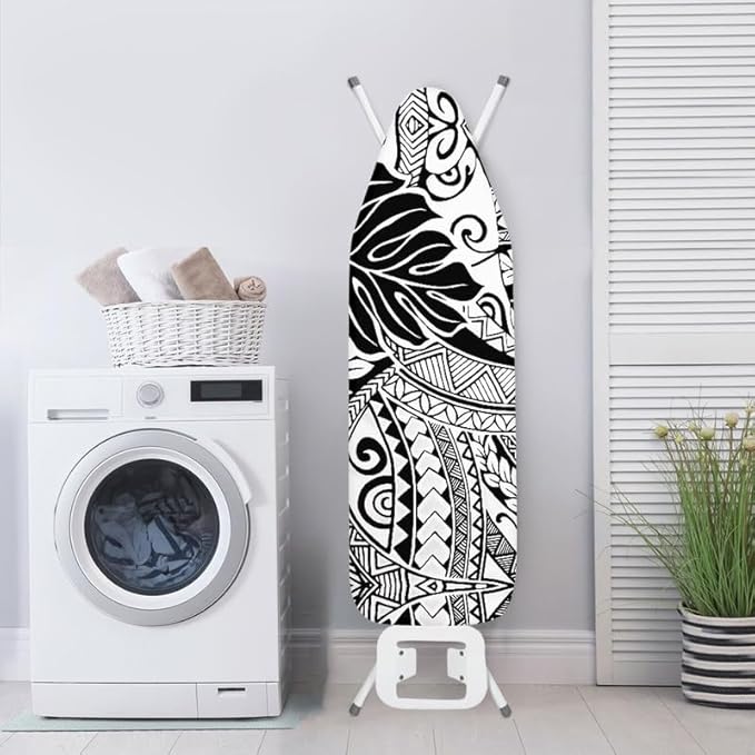 Boho Zigzag Ironing Board Cover Hawaii Tropic Monstera Standard Size 15" X 54" - Image 4
