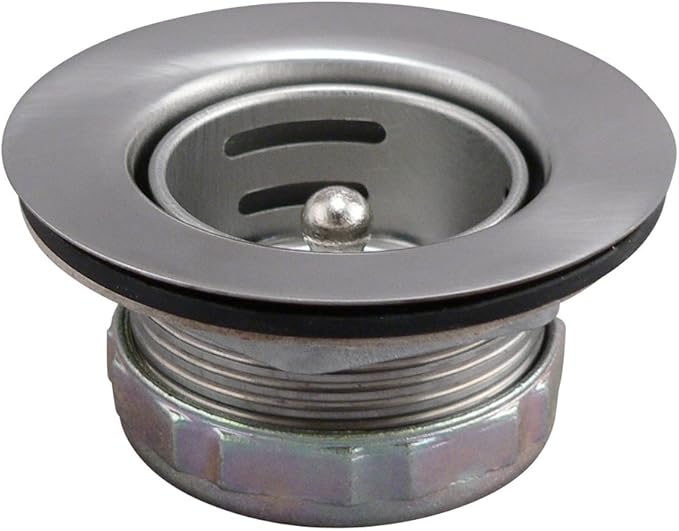 Plumb Pak 878PC Keeney Stainless Steel Junior Duo Bar Sink Strainer - Image 8