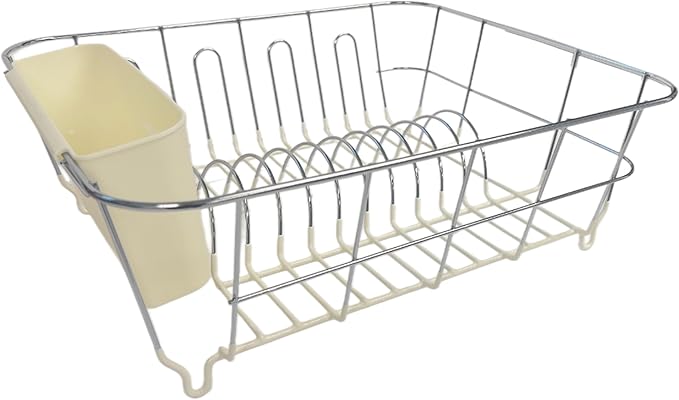 Dish Drying Rack & Cutlery Holder 2 Piece Set by SweetHomeCollection