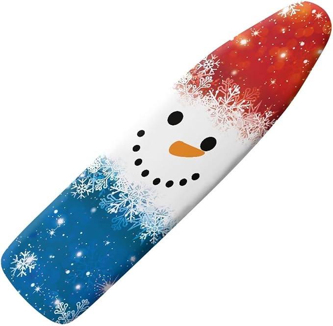 ZDCUSTOM Red Blue Snowman Ironing Board Cover 52"x13" Christmas Resist by Unknown