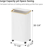 SUOCO Laundry Hamper on Wheels 100L, Clothes Basket - Image 5
