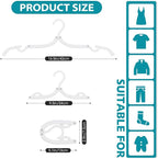 30 Pcs Travel Hangers Portable Foldable Travel Hanger Organizer, Plastic Cruise - Image 2