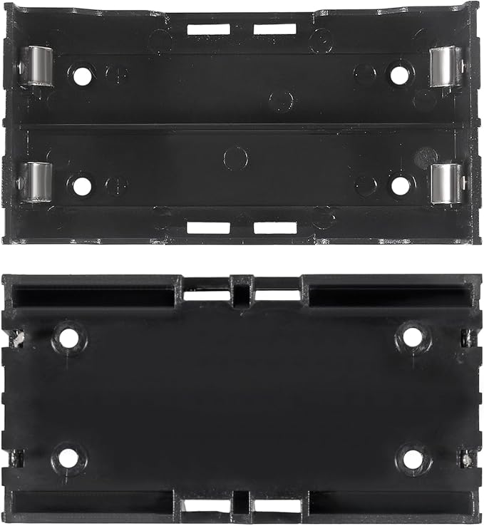 18650 Battery Case Holder 2 Slots X 3.7V 18650 Battery Storage Box, in Parallel - Image 2