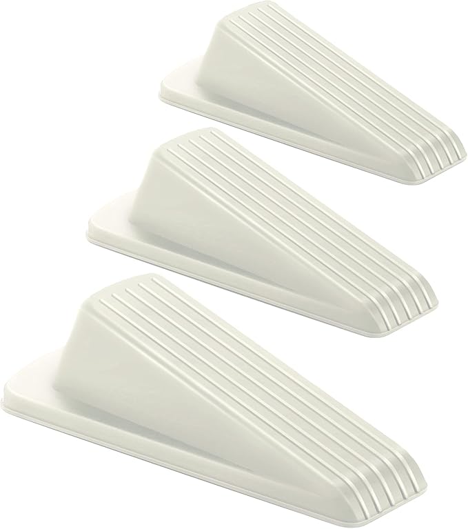 Crosize 3 Pack Rubber Door Stoppers by Crosize