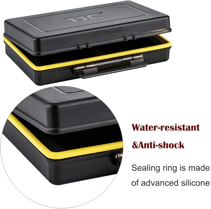 JJC Camera Battery Memory Card Case, SD Micro SD TF MSD XQD Card and Battery - Image 4