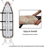 Floral Print Ironing Board Cover, Stretch Scorch Resistant Padding Elastic Edge - Image 4