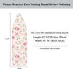 Ironing Board Cover Ironing Board Pad Covers Protector Pink Floral - Image 5