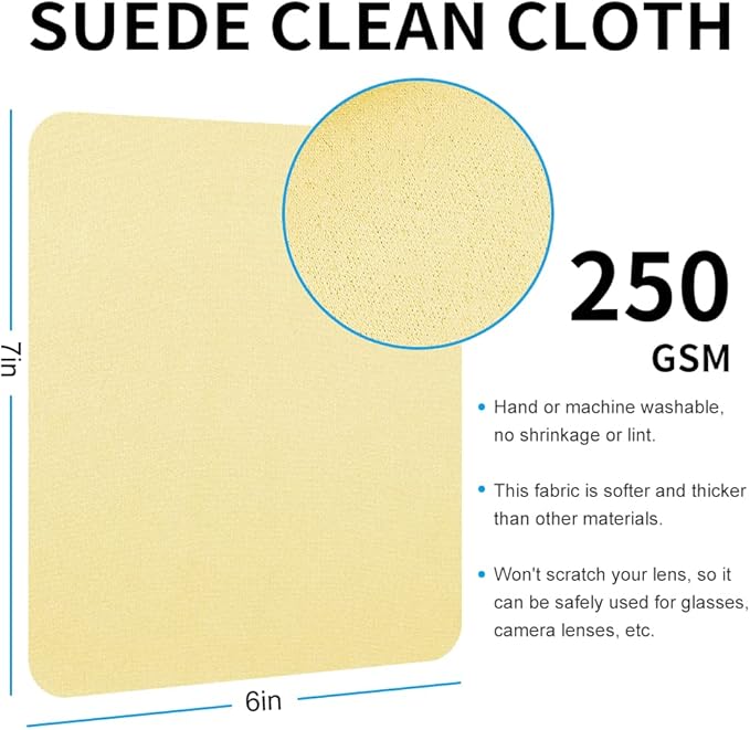 100 PCS Glasses Clean Cloth Suede, Lens Clean Cloth - Image 4