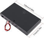 2Pcs 8 x AA Battery Holder Case Box 8 x 12V AA Battery Storage Box Battery - Image 3