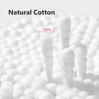 500pcs Mini Cotton Swabs with Paper Stick, Spiral/Round Cotton Bud, Tiny Cotton - Image 3