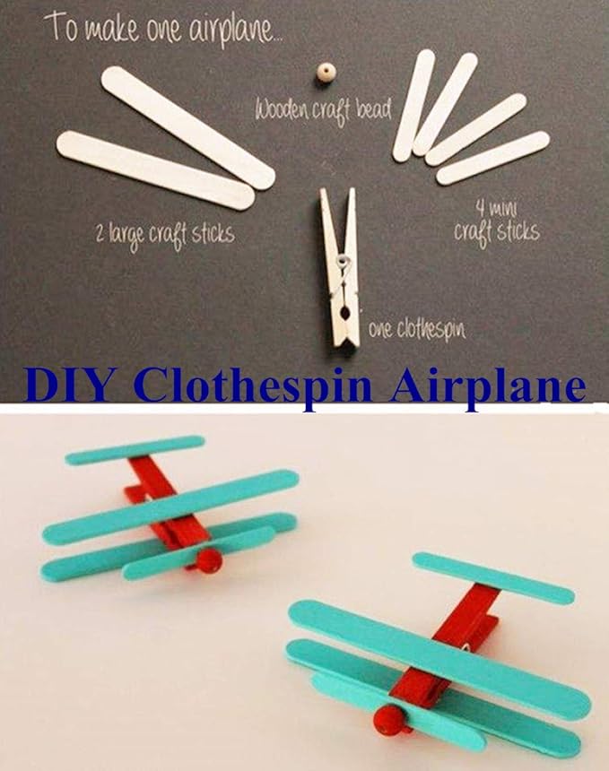 DurReus 50 Pieces DIY Mini Color Wooden Clothespins Home Decoration Hanging - Image 8