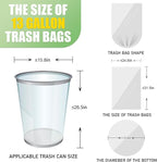 13 Gallon Tall Kitchen Trash Bags - Image 4
