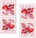 Valentines Day Hand Towels by qiuhuang