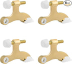 OBTANIM 4 Pack Hinge Pin Door Stopper Heavy Duty Metal Adjustable Door Stops by OBTANIM