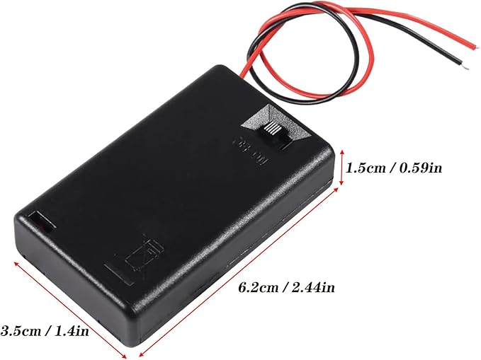 8pcs 3X AAA Battery Holder 4.5V AAA Battery Holder - Image 4