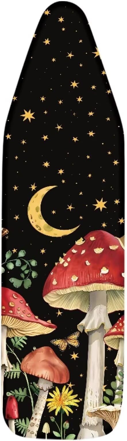 Moon Mushrooms Ironing Board Cover and Pad Non-Slip Ironing Board Protective - Image 7