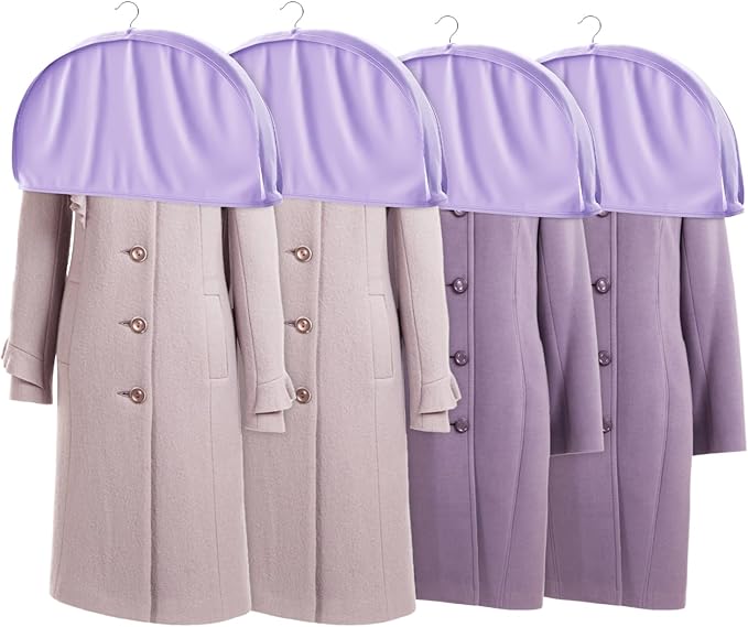 Univivi 12 Inch Satin Garment Shoulder Covers by Univivi