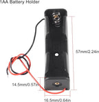 10pcs 18650 Battery Clip 1 Slots 3.7V Plastic 18650 Battery Storage Box Case - Image 2