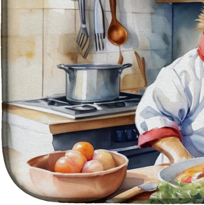 Caroline's Treasures DAC6230DDM Chihuahua The Chef Dish Drying Mat Absorbent - Image 4