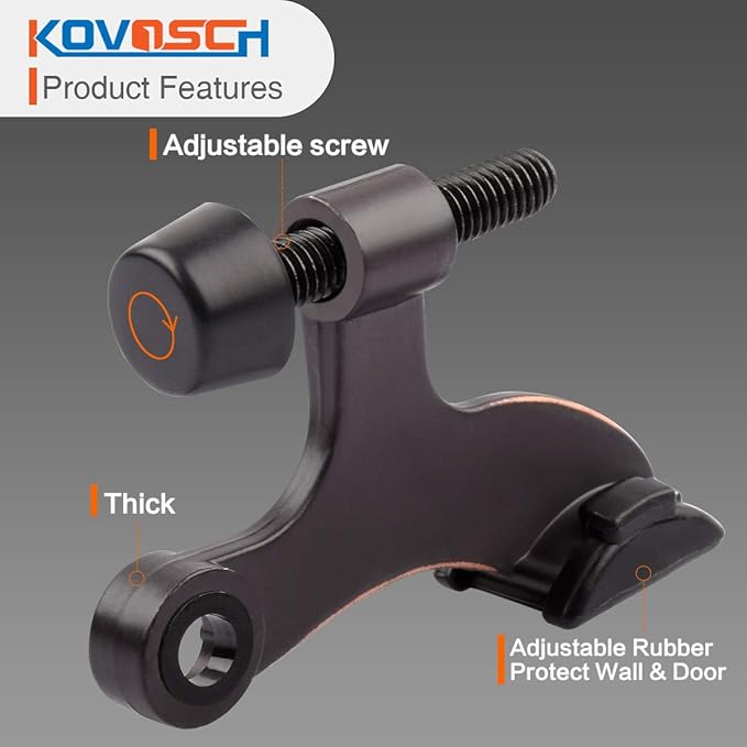 16 Pack Hinge Pin Door Stopper Oil Rubbed Bronze - Image 2