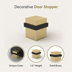 Mega Handles Square Floor Door Stopper, Quickly Installed Wall Protector Stopper - Image 7