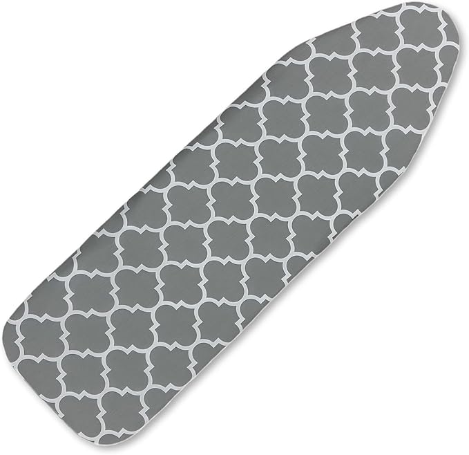 Ironing Board Cover and Pad, Sewn-in Thick Feltpads, Elastic Edge, Fits by Unknown