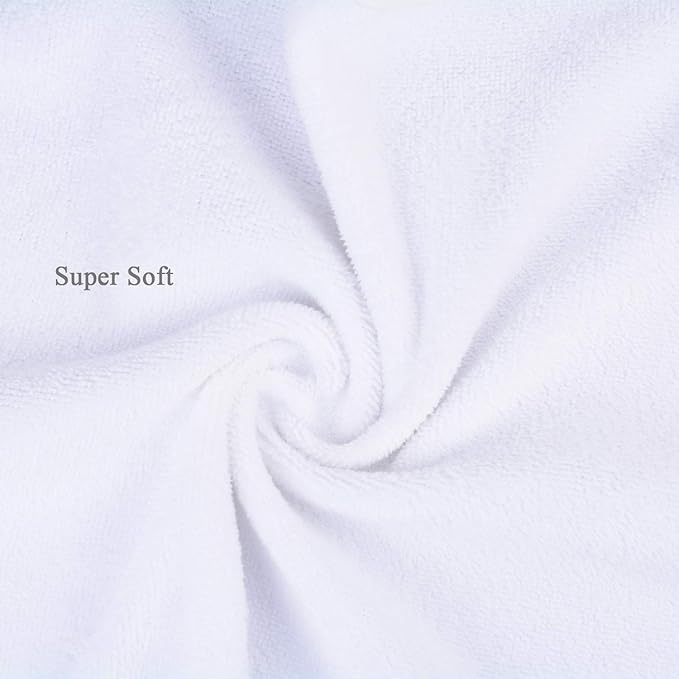 Microfiber Facial Cloths, 8 Pack, Super Absorbent, Quick Drying Fast, - Image 4