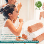 Wash Cloths 12 Pack, 13x13 inch Large White Face Towel on Sensitive Skin - Image 4