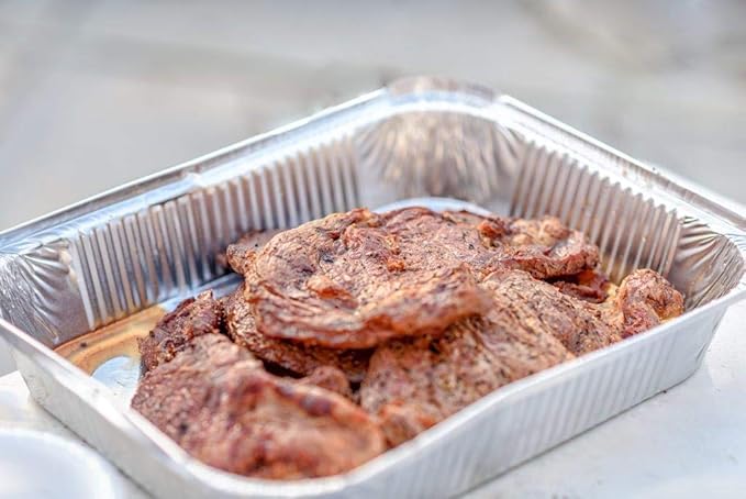 Aluminum Deep Foil Pans Full Size, Large Disposable Roasting & Baking Pan - Image 3