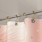 Titanker Gold Shower Curtain Hooks Rings, Rust-Resistant Metal Double Glide - Image 8