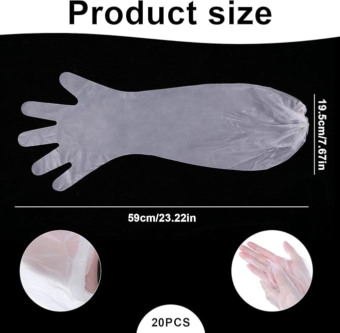 Long Sleeve Cleaning Gloves - Image 3