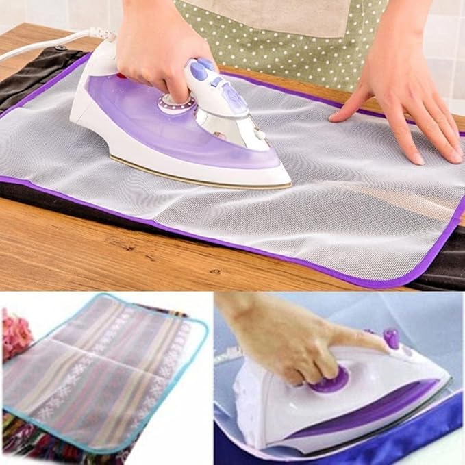 3Pcs Protective Ironing Scorch-Saving Mesh Pressing Pad Mesh Cloth Deft - Image 5