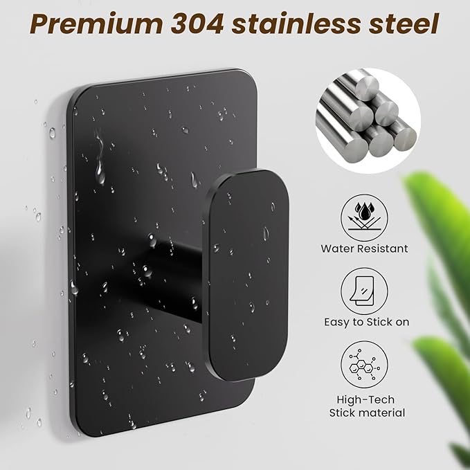 Heavy Duty Self Adhesive Hooks - 26lb Max - Image 6
