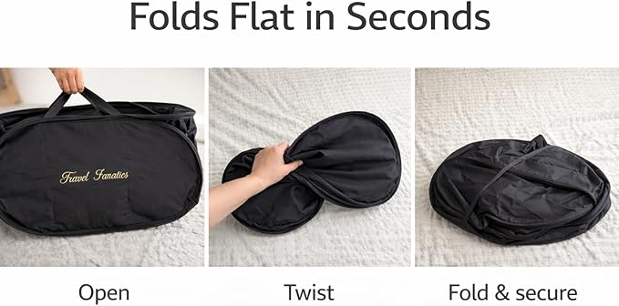 Travel Fanatics Collapsible Laundry Basket - Image 4